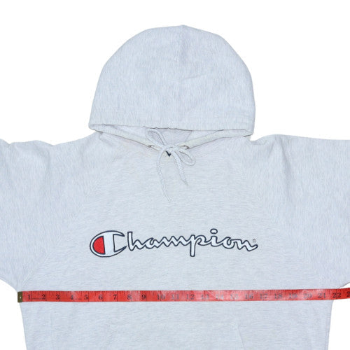 Mens UK Size M Champion Grey Pullover Hoodie
