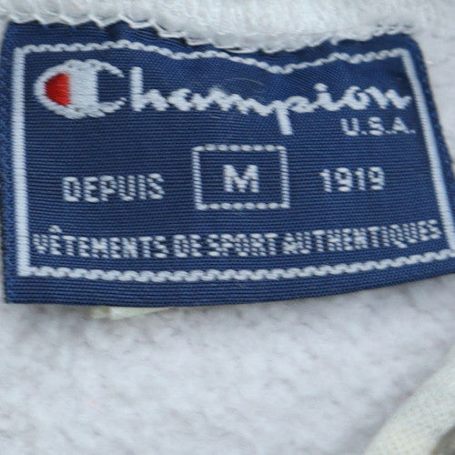 Mens UK Size M Champion Grey Pullover Hoodie