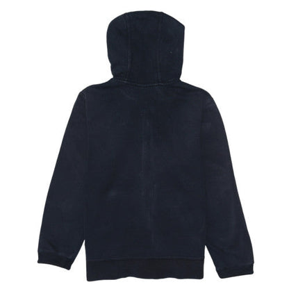 Nike Boys Black Full Zip Hoodie Sweatshirt 12-13 Years Fleece Lined