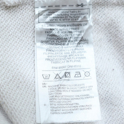 Womens UK Size 12 adidas White Pullover Hoodie