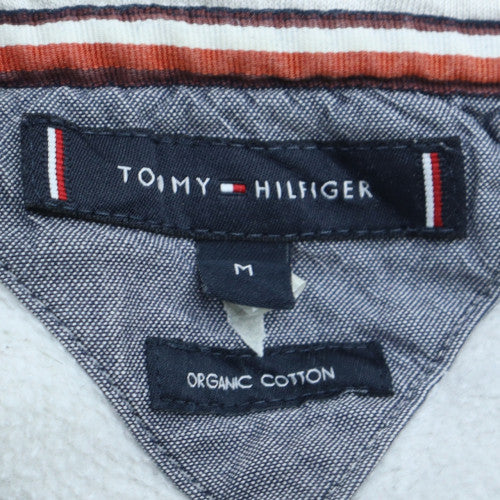 Mens UK Size M Tommy Hilfiger White Pullover Hoodie