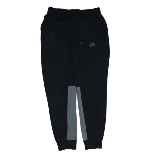 Mens UK Size S Nike Regular Fit Jogger Black Trousers