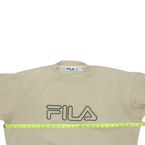 Mens UK Size 2XL FILA Beige Pullover Sweatshirt