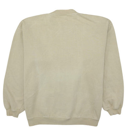 Mens UK Size 2XL FILA Beige Pullover Sweatshirt