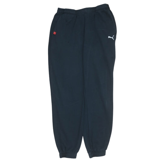 Mens UK Size L PUMA Regular Fit Sweatpants Black Trousers