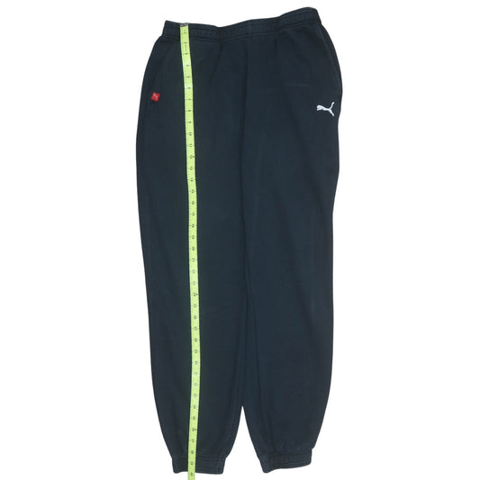 Mens UK Size L PUMA Regular Fit Sweatpants Black Trousers