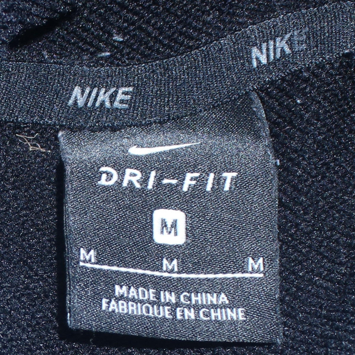 Mens UK Size M Nike Black Pullover Hoodie