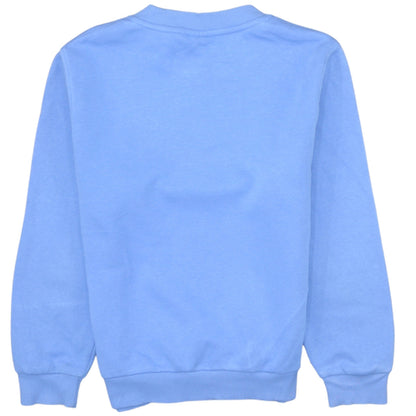 Nike Girls Blue Pullover Sweatshirt M 10-11 Years Crew Neck Fleece