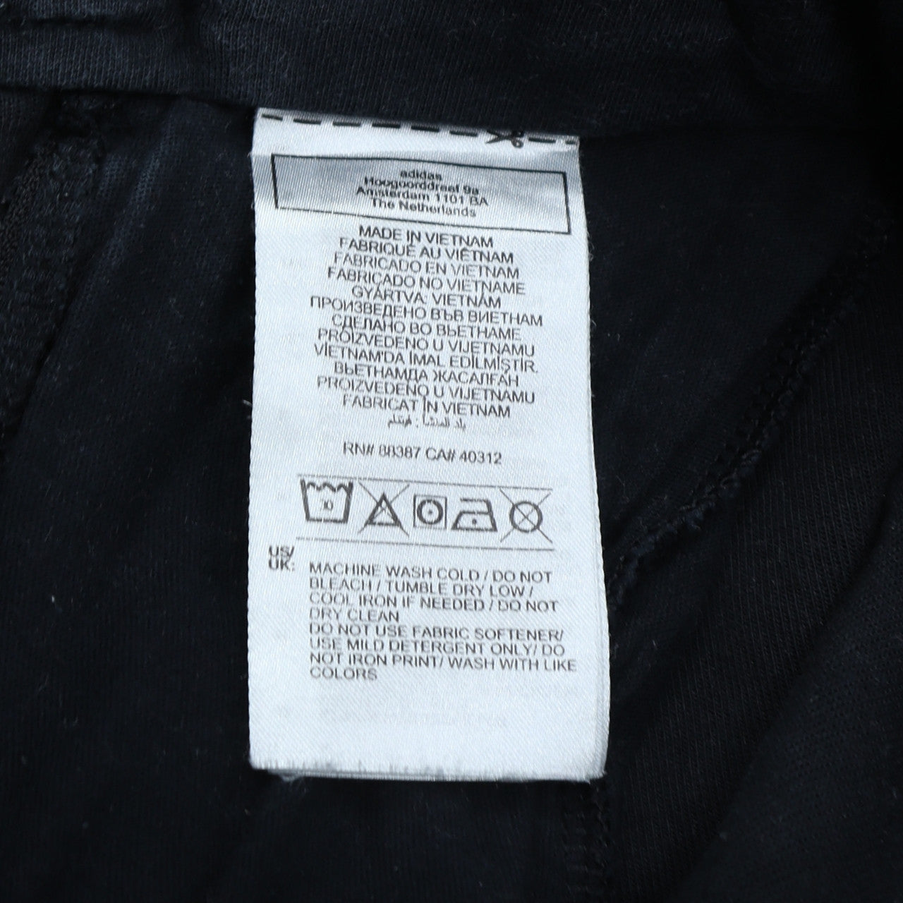 Womens UK Size 12-14 adidas Regular Fit Jogger Black Trousers