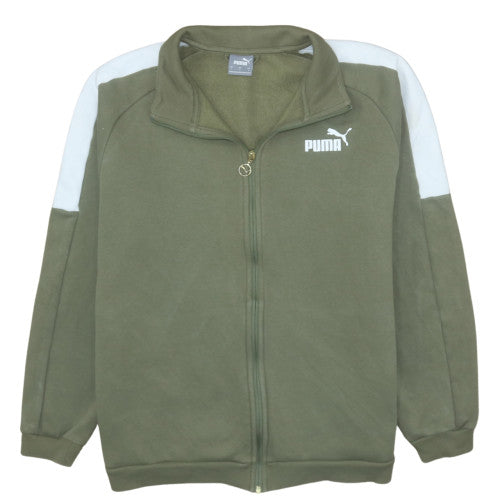 Mens UK Size L PUMA Green Gym & Training Running & Jogging Football Jacket