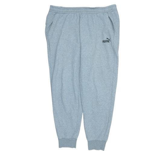 Mens UK Size 2XL PUMA Regular Fit Jogger Grey Trousers