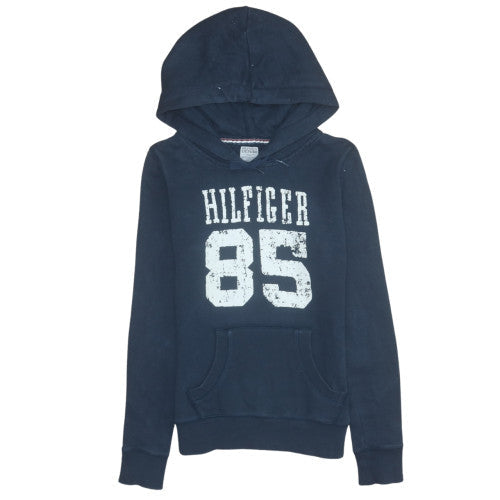 Womens UK Size M Tommy Hilfiger Blue Pullover Hoodie