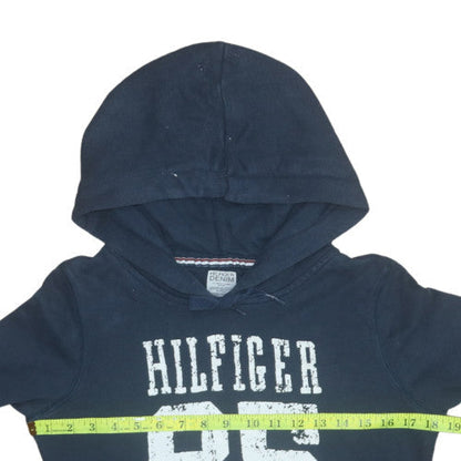 Womens UK Size M Tommy Hilfiger Blue Pullover Hoodie