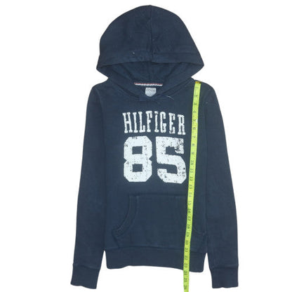Womens UK Size M Tommy Hilfiger Blue Pullover Hoodie