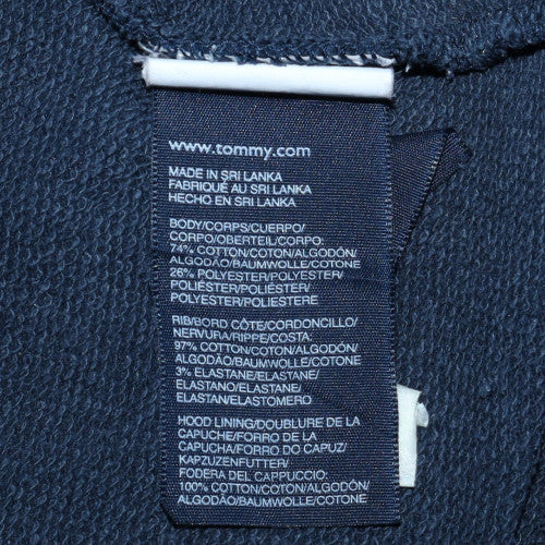 Womens UK Size M Tommy Hilfiger Blue Pullover Hoodie