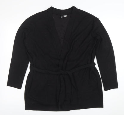 Womens UK Size L H&M Black Tunic Blouse