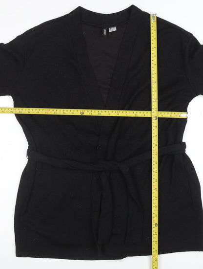 Womens UK Size L H&M Black Tunic Blouse