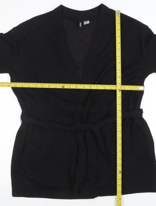Womens UK Size L H&M Black Tunic Blouse