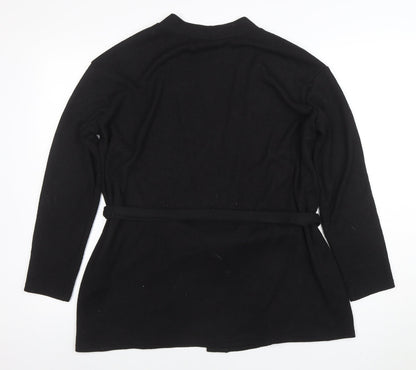 Womens UK Size L H&M Black Tunic Blouse