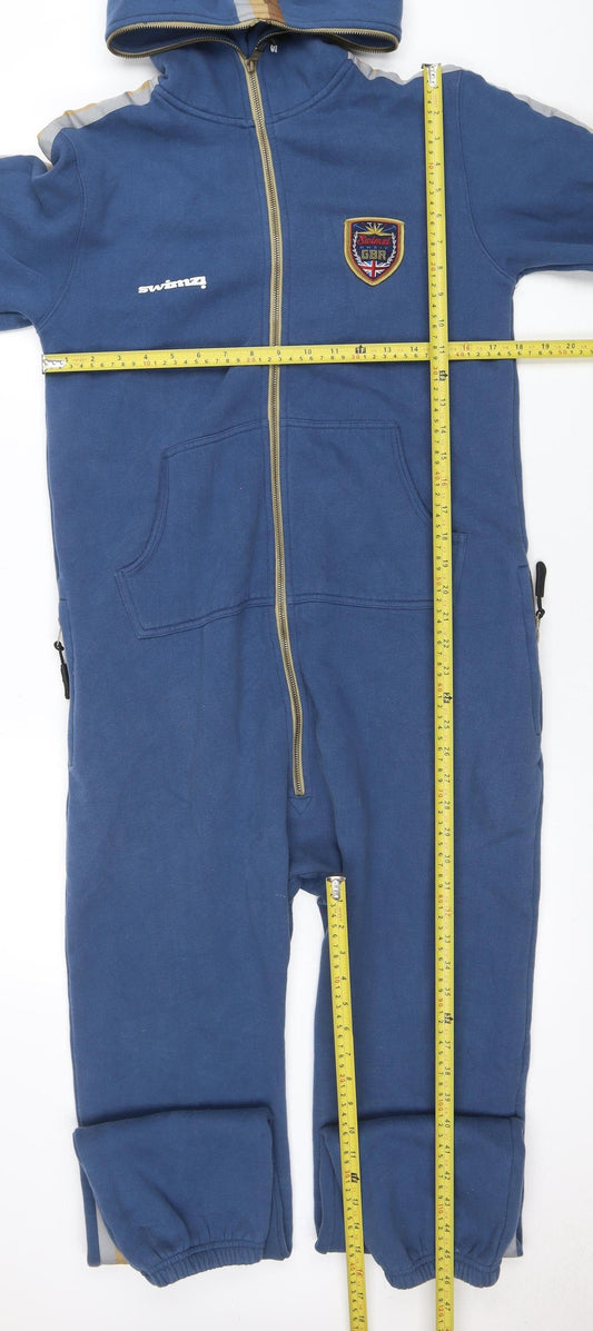 Boys UK Size 13 Years Swimzi Blue  One Piece