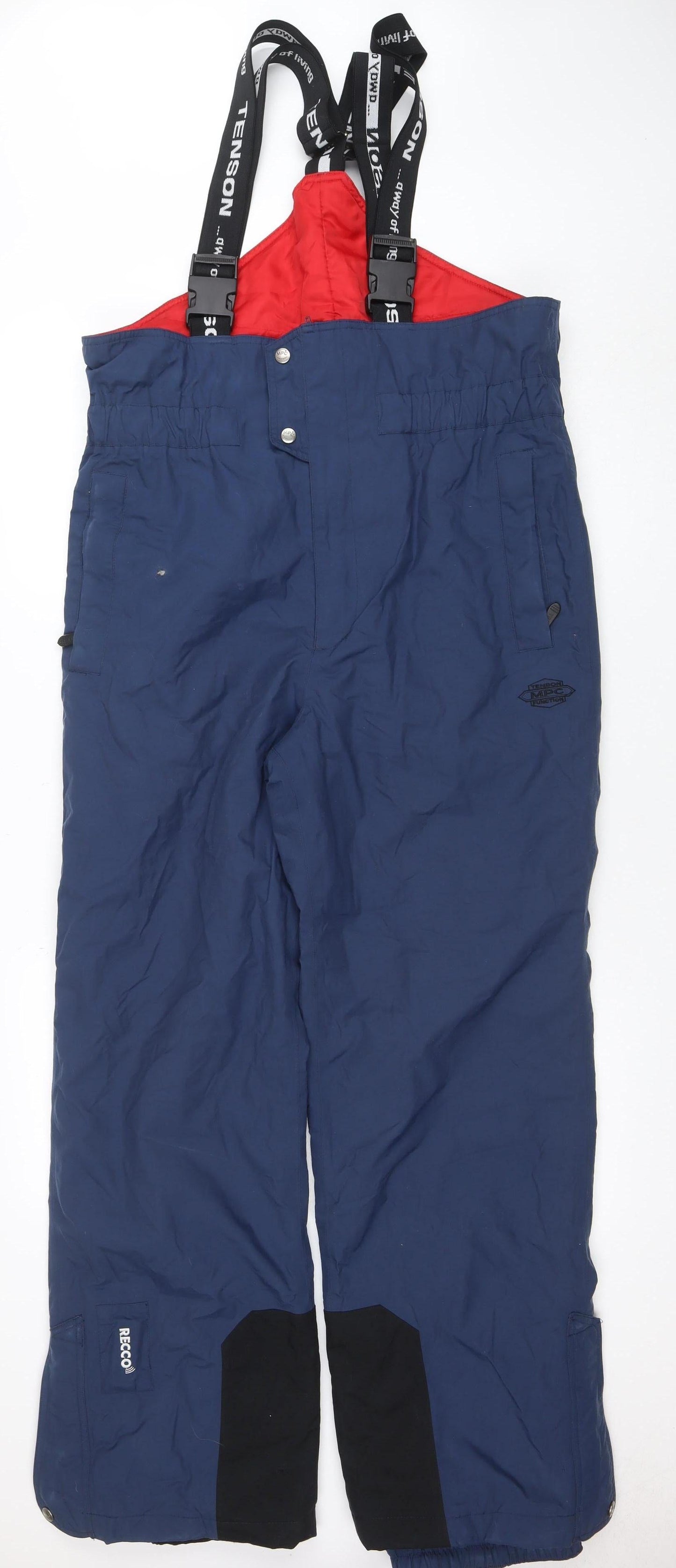 Mens UK Size 52 Tenson Regular Fit Snow Pants Blue Trousers