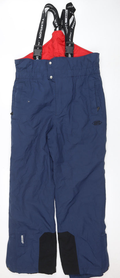 Mens UK Size 52 Tenson Regular Fit Snow Pants Blue Trousers