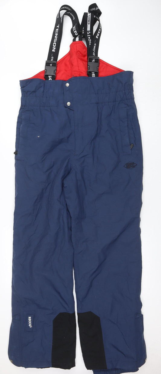 Mens UK Size 52 Tenson Regular Fit Snow Pants Blue Trousers