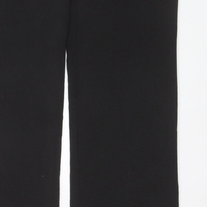 Debenhams Classics Womens Black Size 12 Straight Leg Trousers