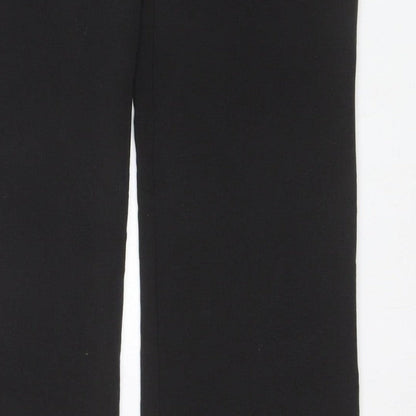 Debenhams Classics Womens Black Size 12 Straight Leg Trousers