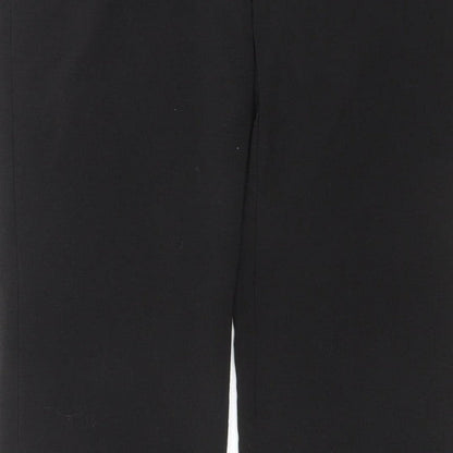 Debenhams Classics Womens Black Size 12 Straight Leg Trousers