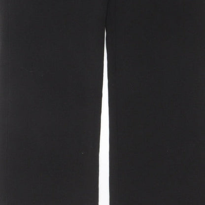 Debenhams Classics Womens Black Size 12 Straight Leg Trousers