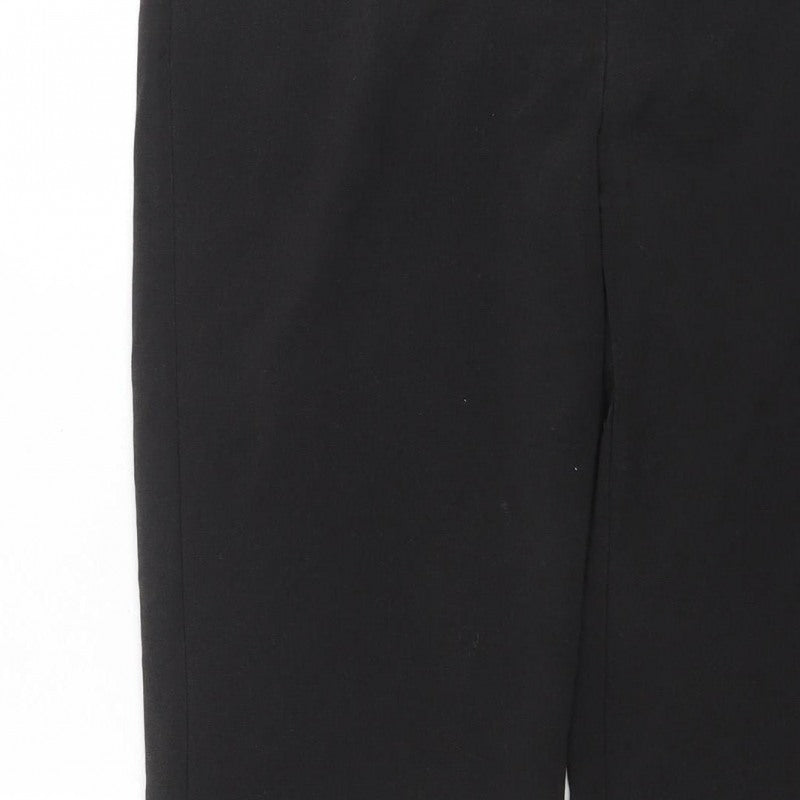 Debenhams Classics Womens Black Size 12 Straight Leg Trousers