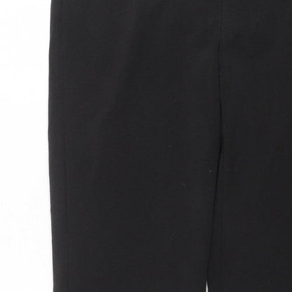 Debenhams Classics Womens Black Size 12 Straight Leg Trousers