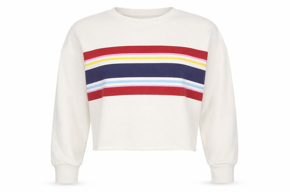 Womens UK Size 8 New Look White Pullover Sweatshirt