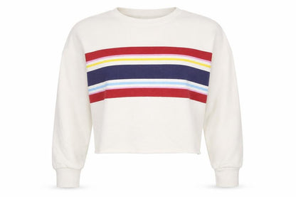 Womens UK Size 8 New Look White Pullover Sweatshirt