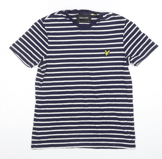 Mens UK Size XS Lyle & Scott Blue  T-Shirt