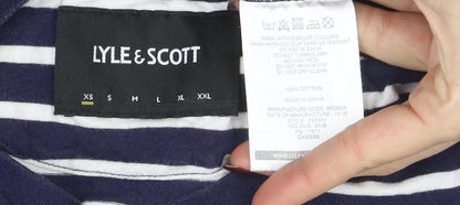 Mens UK Size XS Lyle & Scott Blue  T-Shirt