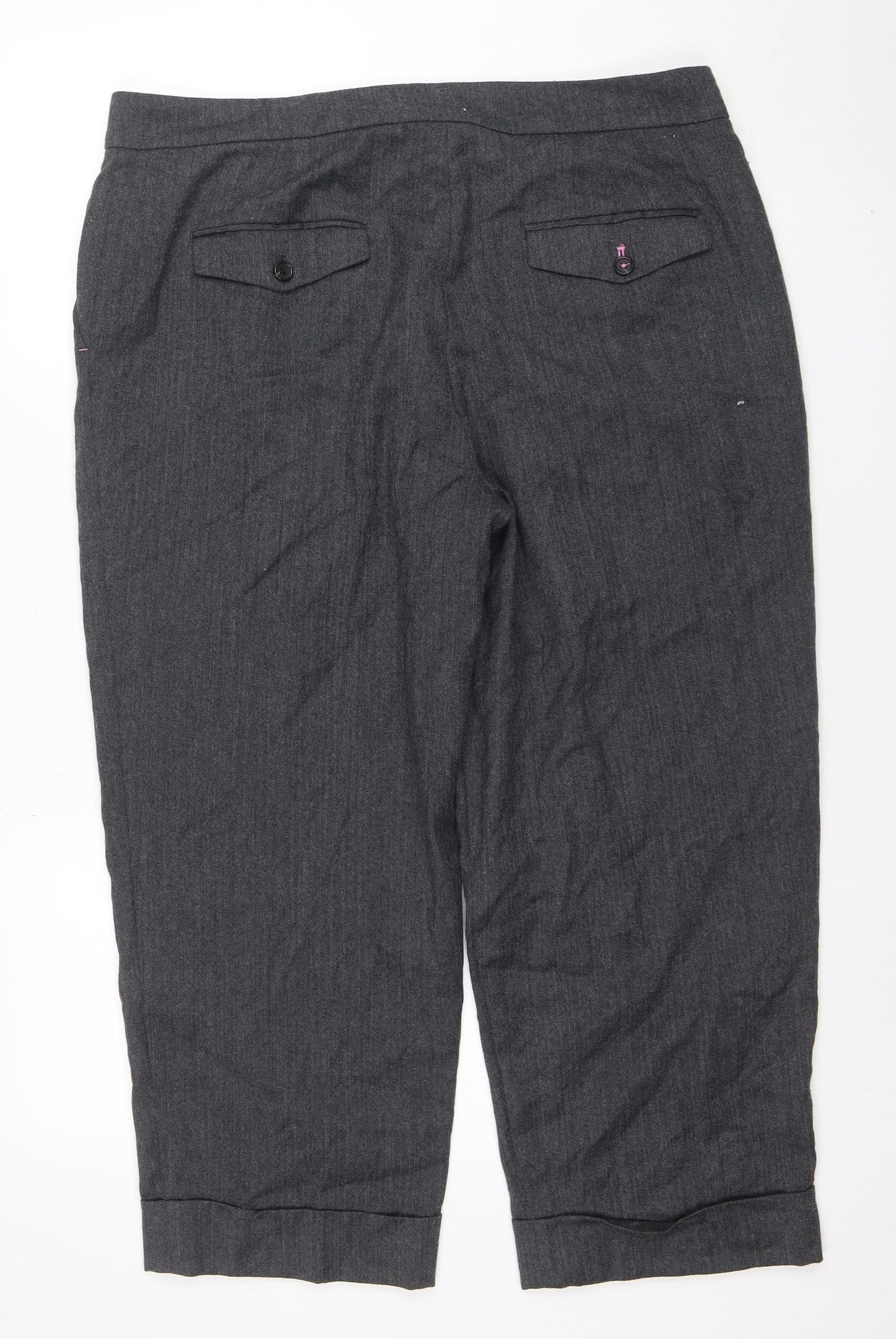 Womens UK Size 18 Marks and Spencer Regular Fit Business Casual Workwear Grey Tr