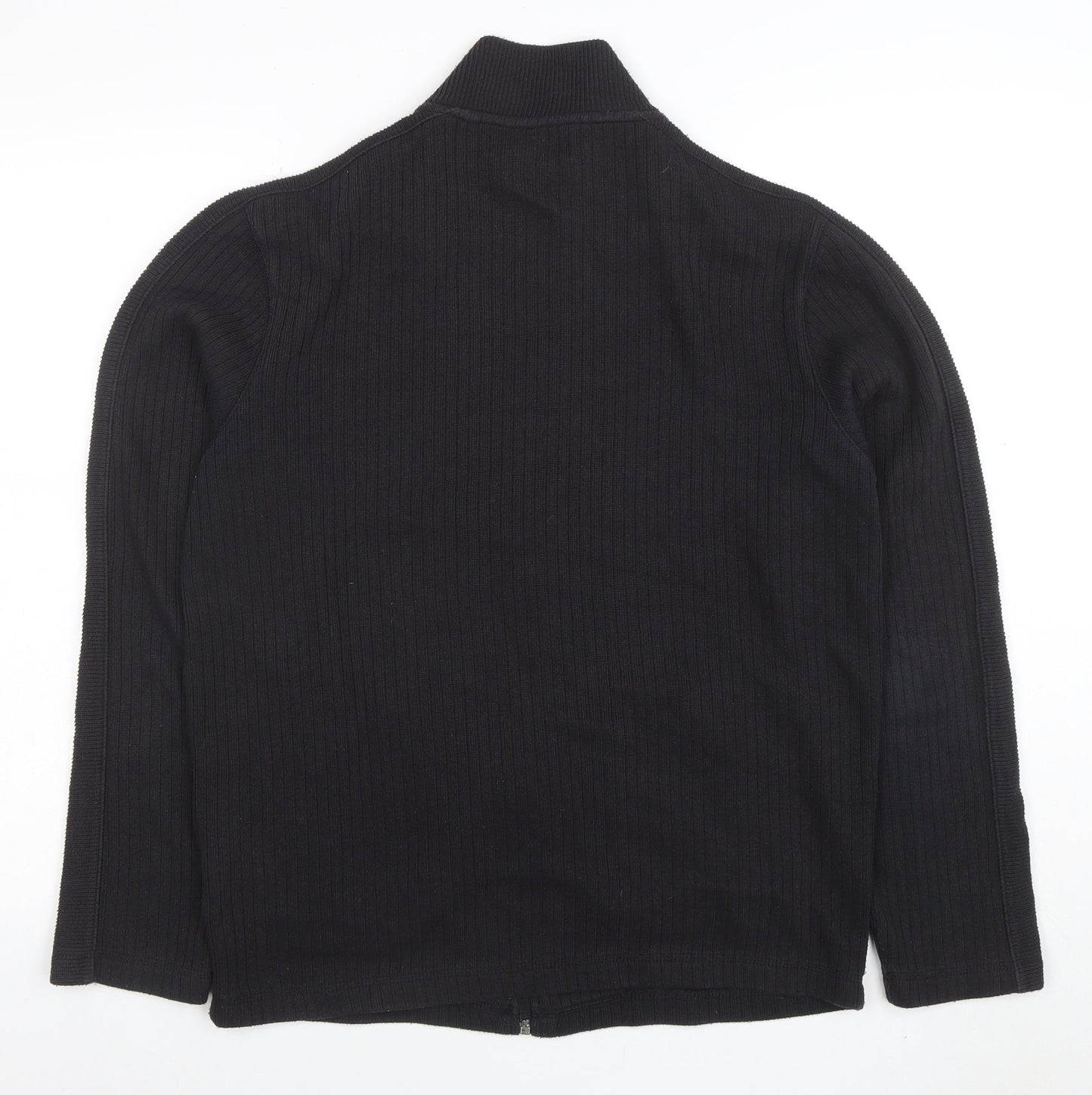 Mens UK Size M Ben Sherman Black Full Zip Sweatshirt