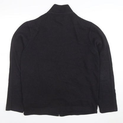 Mens UK Size M Ben Sherman Black Full Zip Sweatshirt