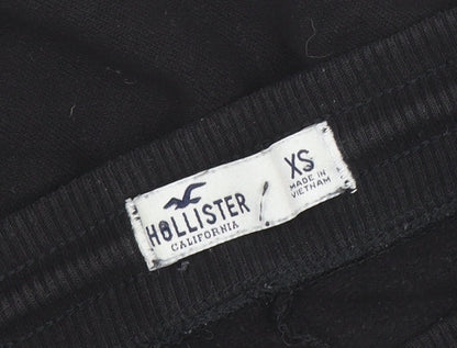 Hollister Women’s Black XS Jogger Sweatpants Drawstring Trousers