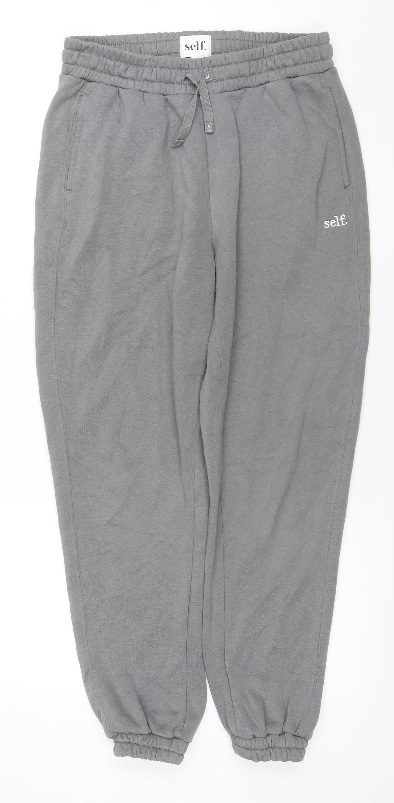 Womens UK Size S NEXT Regular Fit Jogger Grey Trousers