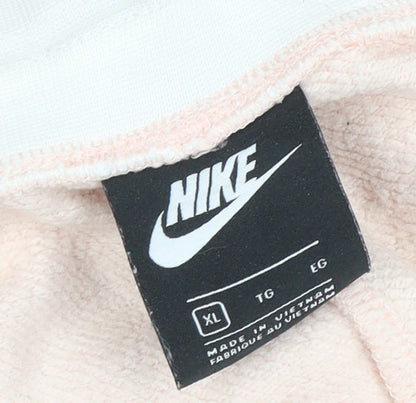 Womens UK Size XL Nike Relaxed Fit Jogger Pink Trousers