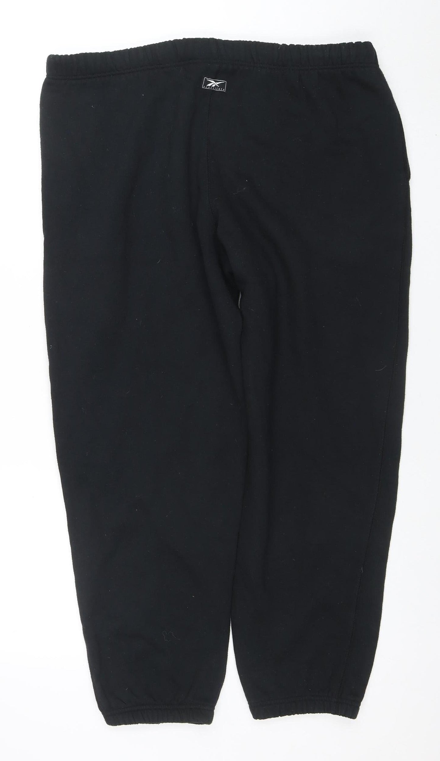 Womens UK Size 12 Reebok Regular Fit Sweatpants Black Trousers