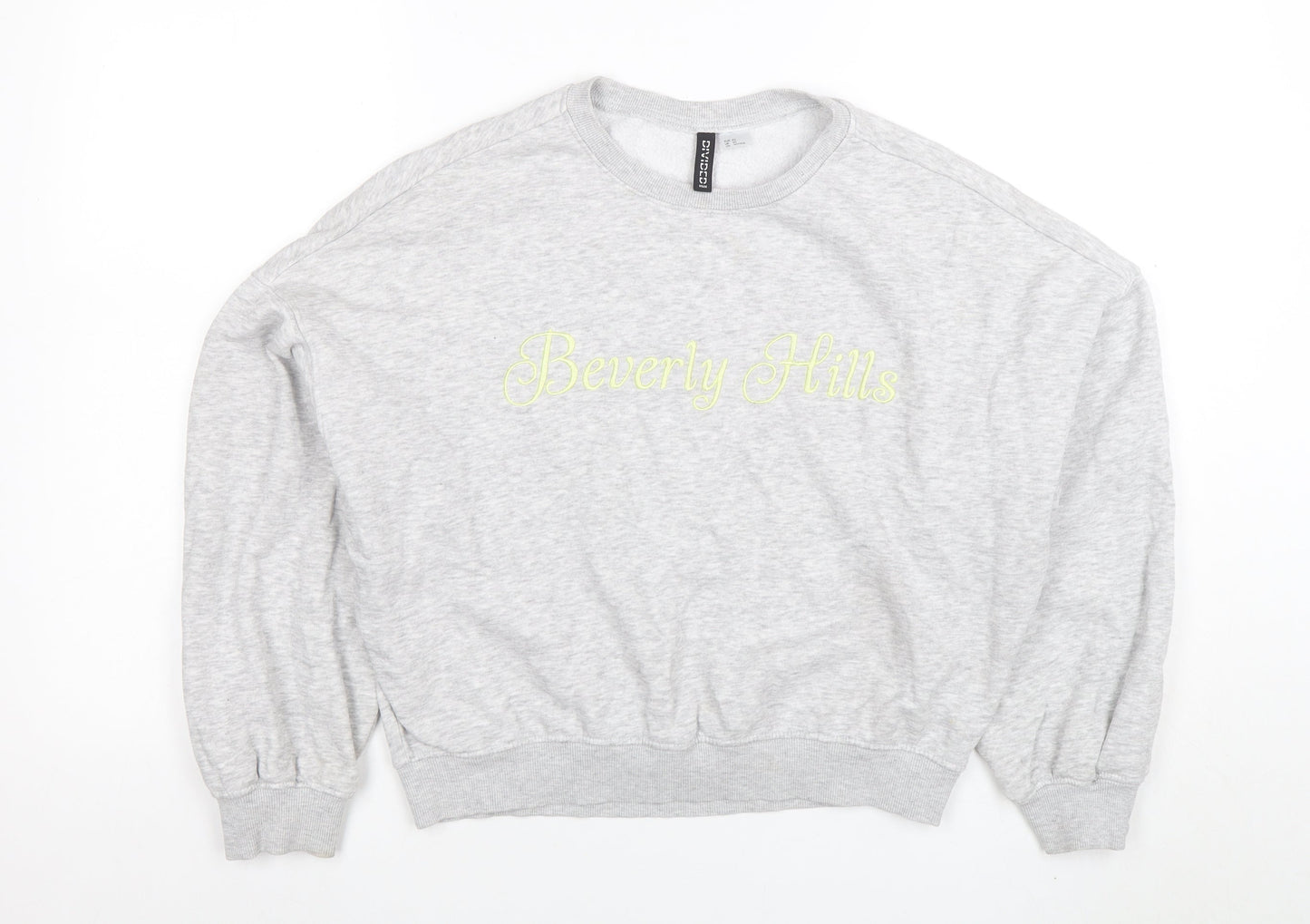 Womens UK Size XS H&M Grey Pullover Sweatshirt