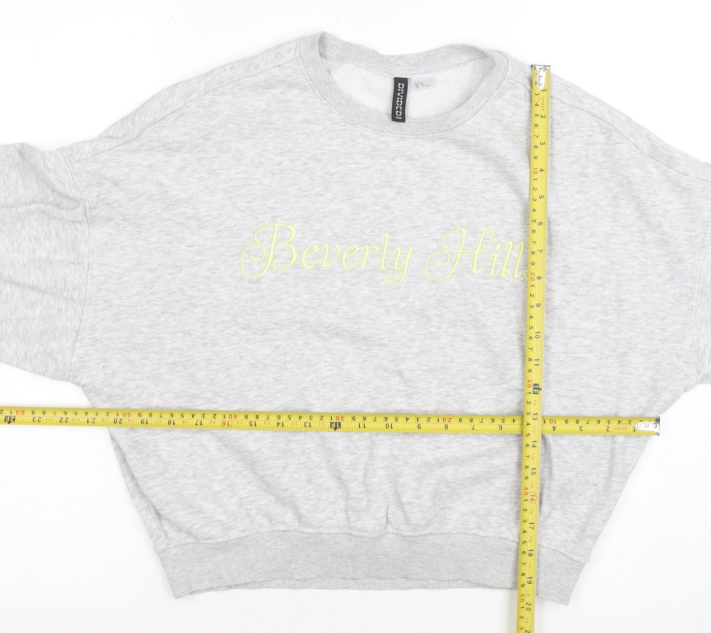 Womens UK Size XS H&M Grey Pullover Sweatshirt
