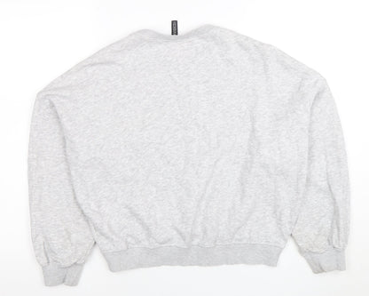 Womens UK Size XS H&M Grey Pullover Sweatshirt