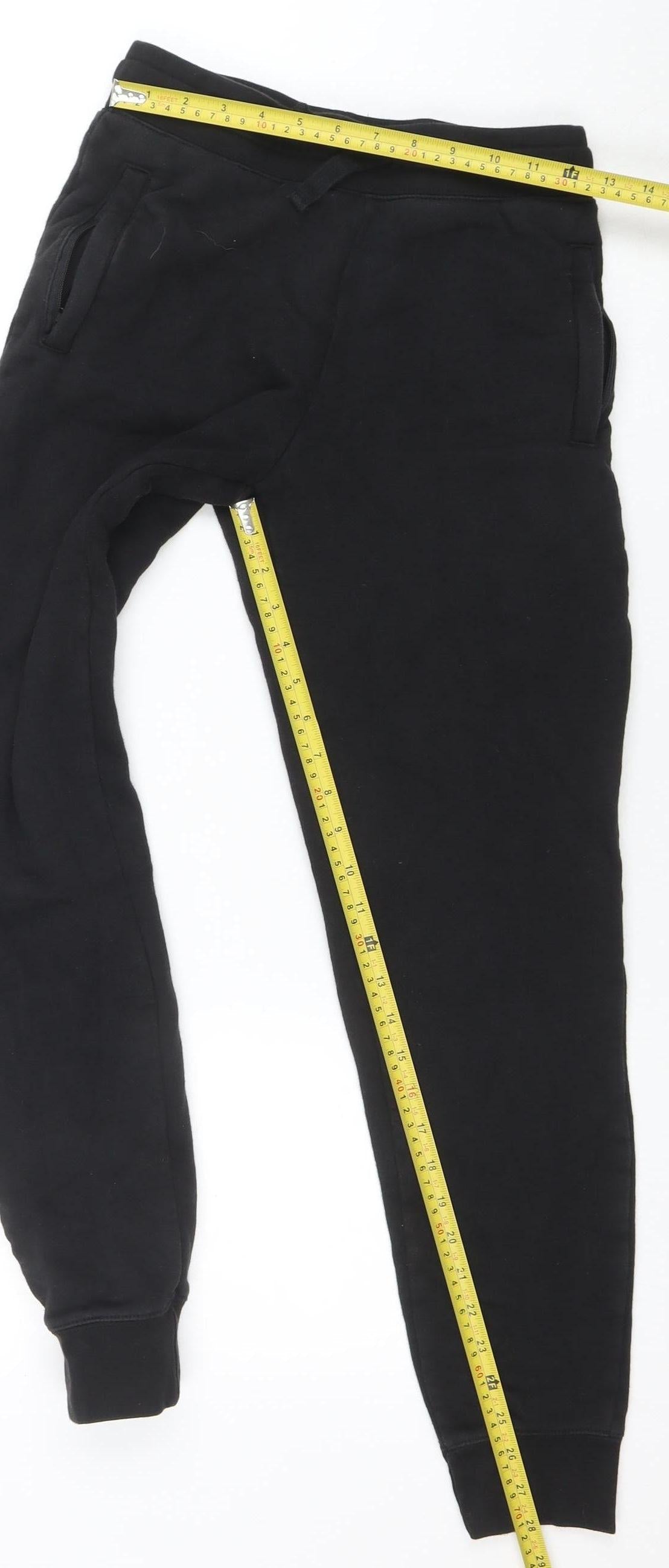 Russell Womens Black Jogger Sweatpants Size S Fleece Activewear