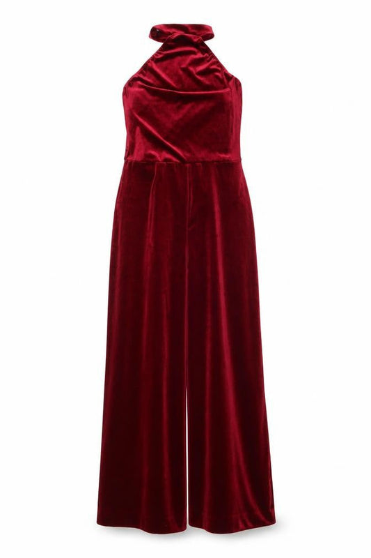 Womens UK Size 16 PRETTYLITTLETHING One-Piece Red Jumpsuit