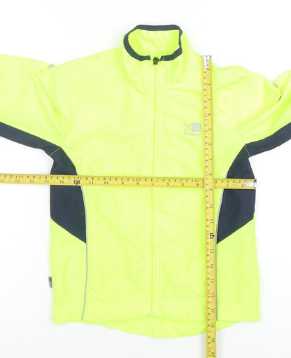 Boys UK Size 7-8 Years Karrimor Yellow Track Jacket